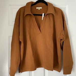 Madewell Oversized Polo Sweatshirt